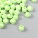 Beads for creativity plastic "Ball. Light green overflows" set 20 g d = 0.8 cm