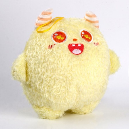 Soft toy "Monster", 20 cm, yellow color