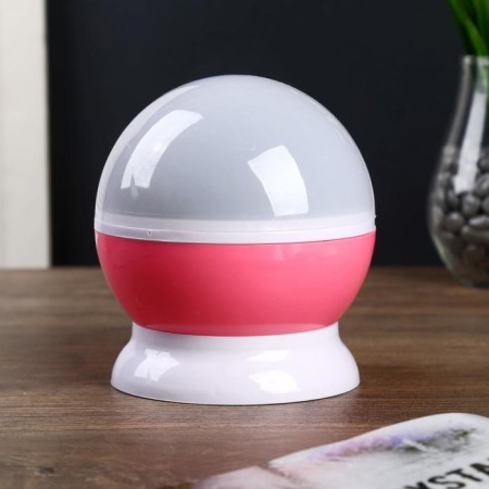 Star Project Night Projector, rotation, (4AAA or USB) pink 12*10 cm Risalux-1