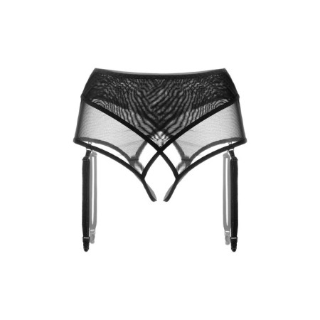 Erotic panties for stockings Waname PliaBility with high landing black (54-56)-8