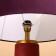 Bordeaux burgundy lamp "Bordeaux/golden 1x40W, E27, 56x56x85 cm