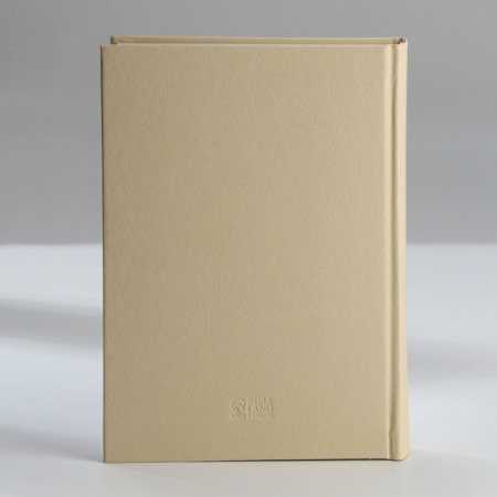 Deliciper of Leduced A5, 160 liters. Solid cover. Leatherette. Beige. Cream block-9