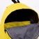 School backpack of textiles on lightning, 1 pocket, textura, yellow color