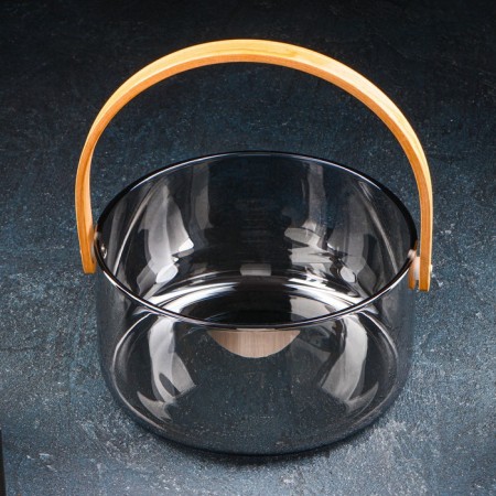 A glass bucket "Cailase", 2.6 l, 20 × 10 cm-1