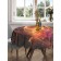 The tablecloth “Space drawings”, round, Saten, d = 150 cm