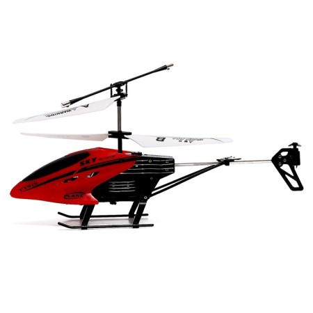 The radio -controlled Pro helicopter is charged from the network, the color is red-1