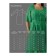 Female dress, size 54, green color