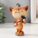 Souvenir Polystone Lac "cat hairdresser" 8x7.2x13.5 cm
