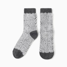 Women's terry socks minku, gray color, rr 36-41