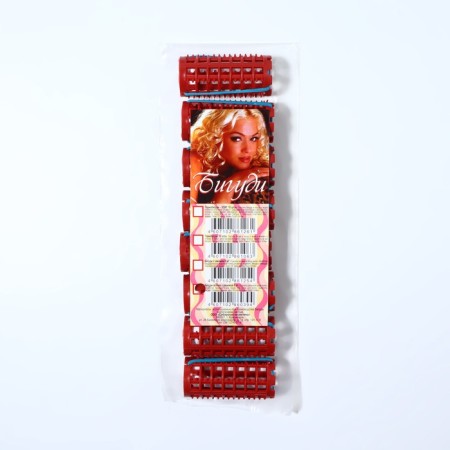 Бигуди на резинке, d = 2,7 см, 8 шт, цвет МИКС-4