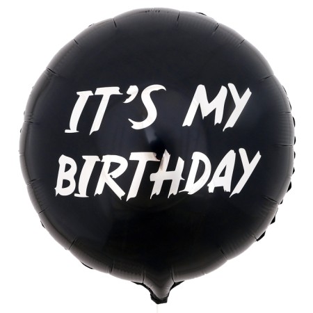 Foil ball 18 "It’s My Birthday", Circle-1