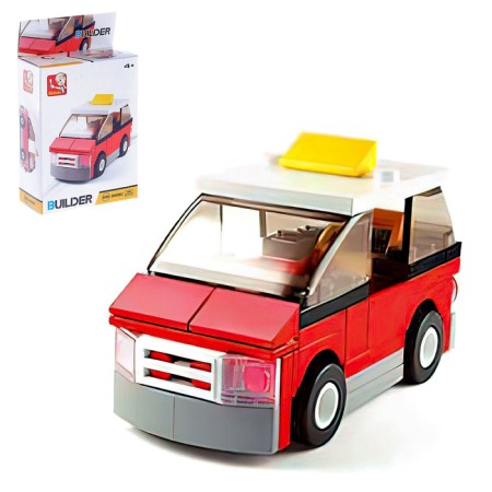 Designer "City Transport", 59 parts, 4 types, mix-2