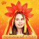Carnival rim "Radiant Sun", color red-orange