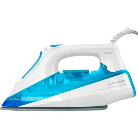 Taurus Agatha 2800 iron, ceramic sole, 2800 watts, blue and white