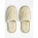 Slippers women closed nose, size 36-38, beige color