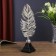 Souvenir Polystone "Peryshko" silver 32x12.5x7 cm