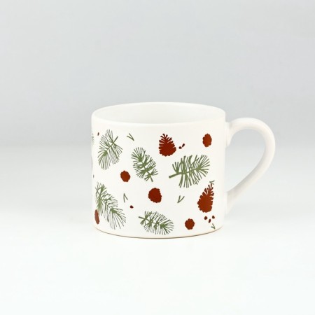 New Year. Ceramic “Winter Forest” mug, 320 ml-1