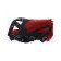 Nylon disin again with a fleece lining, adjustable size, black