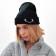 Women's hat minku, black color, rr 56-58