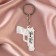 Acrylic key a keychain "Bad Girl", 4.4 x 6 cm