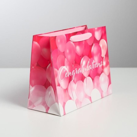 Gift Laminated Horizontal Package, Packaging, “Congratulations!”, MS 23 x 18 x 10 cm-1