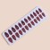Follow nails, 24 pcs, with glue plates, the shape of the almonds, matte/glossy, cherry color