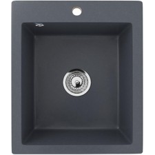 Мойка кухонная Ulgran U404-343, 495х420 мм, цвет антрацит