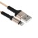 BYZ BC -025, Lightning cable - USB, 5 A, 1.2 m, PD, nylon, golden