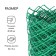 Garden grid, 0.5 × 5 m, rhombus cell 40 × 40 mm, plastic, green, Greengo
