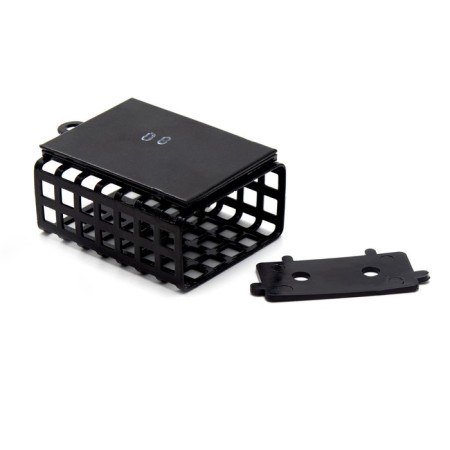 Feeding feeder Yaman rectangular 80 g, metal, removable plastic bottom, packaging 10 pcs. 106948-5