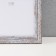 Photo frame plastic "Frosty silver style" 40x60 cm, frosty silver