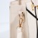 Bag Female Tout with zipper, white color