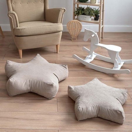 Decorative pillow "Starc", size 55x55x12 cm, color light gray-3