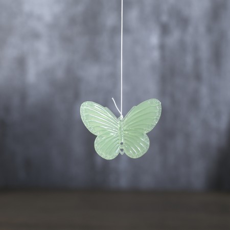 Wind music plastic, metal "butterflies" phosphorus 4 tubes, 5 bells 60 cm-3