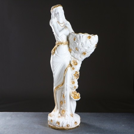 Figure from the Kashpo "Forest Fairy" white-golden, 35x85x35cm
