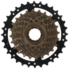 ATA ratchet, 7 speeds, 14-32T, black-brown