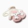 Mittens teenage minku lamb two -tone 24 cm pink color