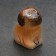 Souvenir "dog Mopsik", Selenite, 4x3x3 cm