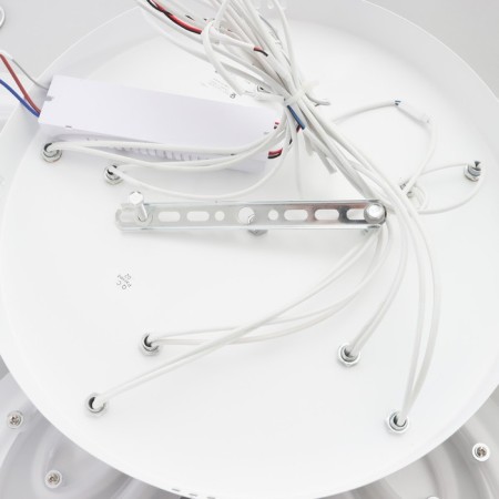 Люстра 114К006992 LED 90Вт белый 70x70x10 см.-9