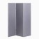 Fabric screen "Oxford" gray 150x160 cm