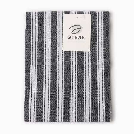 Ethel Lines towel, col. Black, 50x70 cm, 100% HL-5