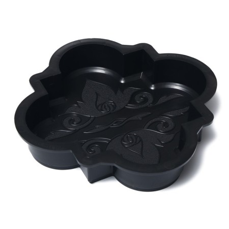 Form for the paving slabs "Clover Krakovsky Small", 21.5 × 21.5 × 4 cm, smooth, 1 pc.-1