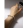 Bracelet Pearl "Bride" with rhinestones, ball No. 10, white color, d = 5.5 cm
