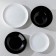 Service Dining Suddle Diwali, 19 objects, white color, black