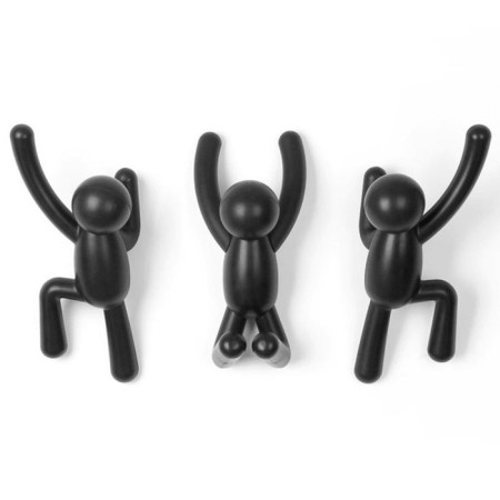 Buddy crush hangers, 3 pcs, black