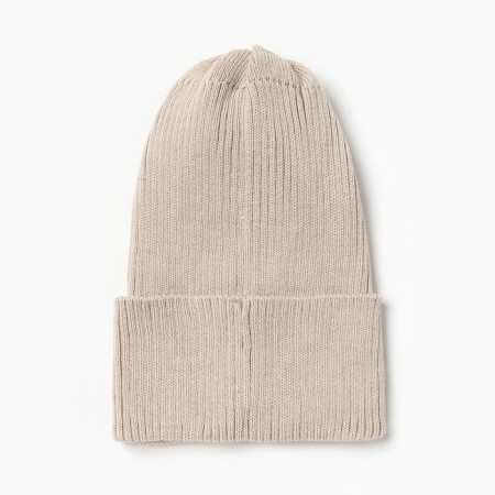 Children's hat minku, rr 48-52, beige color-6