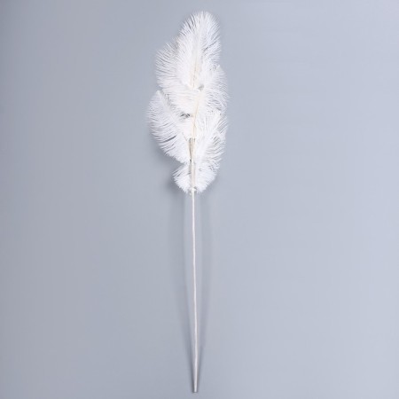 Decor of feathers "Fountain" on the leg, height - 68 cm-3
