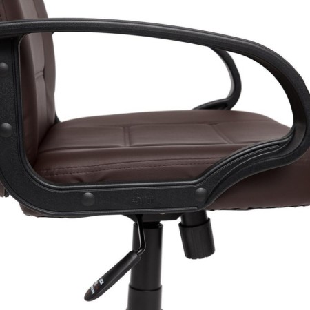 Armchair CH747 Eco-leather, brown 36-36-8