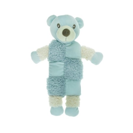 Aromadog toy "Bear" with three squeaks, for dogs, 20 cm, blue