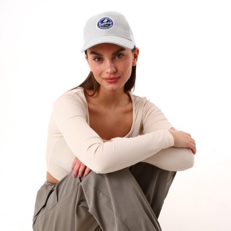 Women's cap with a mesh "Sail", river 56-9